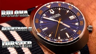 Bulova Accutron II Lobster 96B232 UHF 262 kHz Sweeping Second Hand Demonstration [upl. by Martreb]