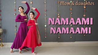 Namaami Namaami  Kabzaa  Kannada  semiclassical dance  Nivi and Ishanvi  Laasya [upl. by Alet]