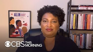 Stacey Abrams on Georgia Senate runoffs turnout and Trumps vote fraud claims [upl. by Koa]