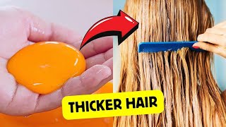 How to Get Thicker Hair Naturally Thicker Hair Home Remedy [upl. by Borchert]