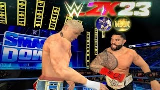 WWE 2K23 PSP GAME TRAILER 1 [upl. by Drawoh979]