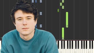 Alec Benjamin  Paper Crown  Piano Tutorial [upl. by Falda862]