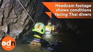 Headcam footage of tough conditions facing Thai divers [upl. by Candy]