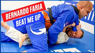 Bernardo Faria Vs Jordan Teaches Jiujitsu  BJJ Rolling Commentary [upl. by Araik]