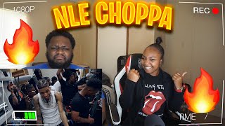 NLE Choppa  Sleazy Flow Freestyle Official Music Video  REACTION [upl. by Placidia]