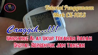 Canggih Unboxing Alat Ukur Tekanan Darah Digital Merk CK102S  Tutorial Penggunaan [upl. by Llerud126]