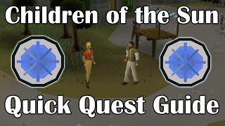 OSRS Children of the Sun Quick Quest Guide  Varlamore Access Quest [upl. by Leler]