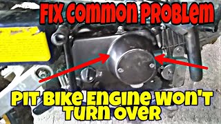 FIX Pit Bike Engine Doesnt Turn Over Slipping Feeling While Kicking Clutch Problem Help [upl. by Ayahc651]