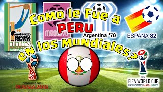 PERU en los mundiales COUNTRYBALL 19302022 [upl. by Acitel]