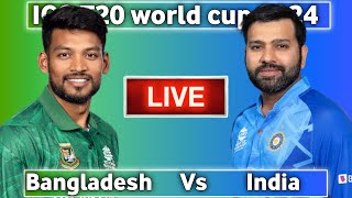 BAN vs IND Super 8 47th T20 WC 2024 [upl. by Latoye]