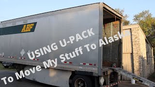 U PACK My Experinces Using ABF U Pack To Move My Belongings To Alaska From Texas [upl. by Georgeanna]