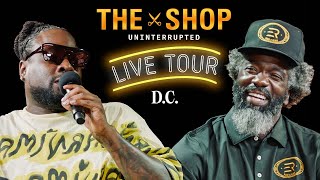 Welcome to The Shop UNINTERRUPTED Live Tour Washington DC with Wale amp Ed Reed [upl. by Nadabas]