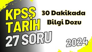 57 Abartmıyorum En Güzel Denemelerden Biri Olabilir  KPSS Tarih Deneme Sınavı  KPSS 2024 [upl. by Blanka]