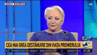 Sinteza zilei Cum a aflat Viorica Dăncilă de existența copilului [upl. by Abagael]