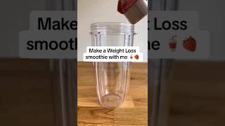 Weight Loss Oats Smoothie Recipe 🍓🍌Breakfast Smoothie shorts [upl. by Aitnic]