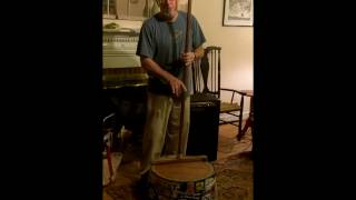 Washtub Bass and new Amp through a Bogdon Music Pickup [upl. by Ahon]