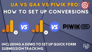 UA vs GA4 vs Piwik PRO Setting Up Conversions [upl. by Rolo428]