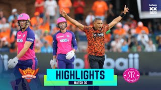 Sunrisers Eastern Cape v Paarl Royals  Match 30 Highlights  Betway SA20 [upl. by Tersina550]