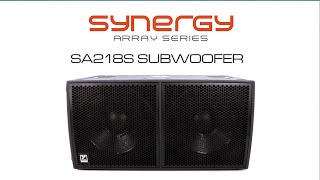 Synergy SA218S Dual 18quot Powered Subwoofer [upl. by Enitsirk]