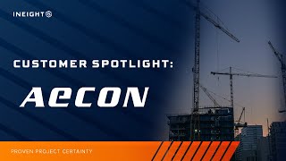 InEight Customer Spotlight Aecon [upl. by Mairam604]