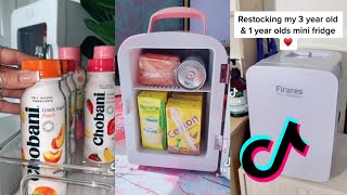 Satisfying Mini Fridge Restock Tiktok Compilation4🌼🌼 [upl. by Valleau488]