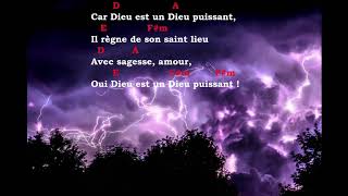 Car Dieu est un Dieu puissant Nicolas Ternisien paroles amp accords [upl. by Robson277]