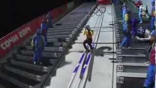 Deutschland Skispringen Teamwettkampf  Olympia Sotschi  170214  Highlights 2 Durchgang [upl. by Adiesirb567]