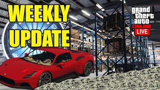 GTA 5 ONLINE WEEKLY UPDATE CRATES MONEY GRIND IS BACK [upl. by Lenoil]