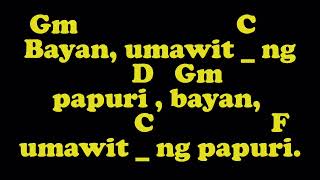 BAYAN UMAWIT Entr  Inst  RMC pg 45W J Borres amp V BaltazarM M Francisco Org Jonjon [upl. by Nibur]