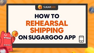 How to rehearsal shipping on SUGARGOO APP [upl. by Einram323]