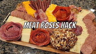 Discover the secret to stunning Salami Roses for your Charcuterie Board [upl. by Deden]