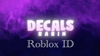 Rarin  Decals Roblox ID [upl. by Yelad]