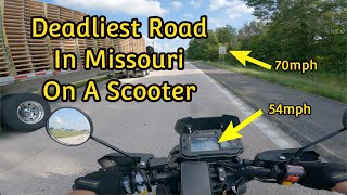 Deadliest Road In Missouri On A Scooter Tank 200 Deluxe [upl. by Marja]