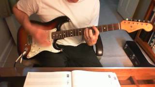 Joe Esposito Youre the Best Around Karate Kid guitar cover [upl. by Aloel]