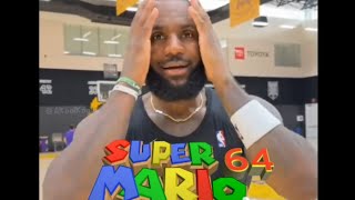 LeBron James scream if you love Super Mario 64 [upl. by Walke422]