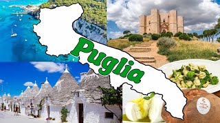 🏰🍞 La PUGLIA  Le Regioni dItalia  Geografia 📚🌍 [upl. by Aztin209]