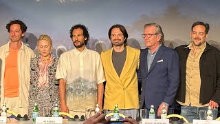 THE APPRENTICE Cannes Press Conference Sebastian Stan Maria Bakalova and Ali Abbasi [upl. by O'Gowan576]