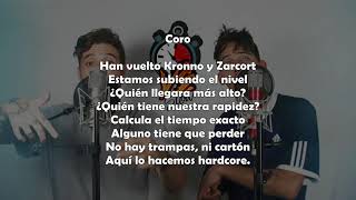 RAPEANDO MAS RAPIDO QUE KRONNO ZARCORT VS KRONNO LETRA Y DESCARGA [upl. by Aloisia]