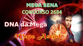 Mapa Astral da Mega Sena concurso 2684 Mega Possibilidade [upl. by Melesa]