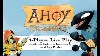 Leder Games  Ahoy New Horizons 4Player Studio Play [upl. by Nnaaihtnyc]