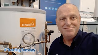 How to recharge the air gap in a Megaflo Cylinder  Baxi Training Tuesday  Help  Guide [upl. by Nolyaw]