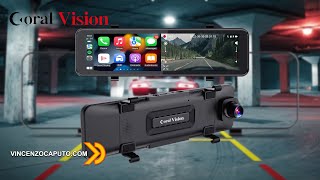 Coral Visione R9 Mirror Dashcam lo specchietto smart con Android Auto e Carplay integrati [upl. by Jenda]