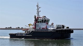 VB Bravo remolcador navegando por la ría de Huelva 18082018 moito67ray [upl. by Arateehc]