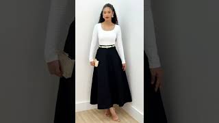 MODA PARA MUJER CÓMO USAR PRENDAD LIGERAS Y ELEGANTES viralvideo fashion outfit style [upl. by Shifra861]