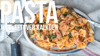 OMF Advent 24 Pasta met leftover kalkoen  OhMyFoodness [upl. by Norted749]