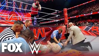 Kevin Owens brutalizes Ezekiel and ends the match early on Monday Night Raw  WWE on FOX [upl. by Courtnay]