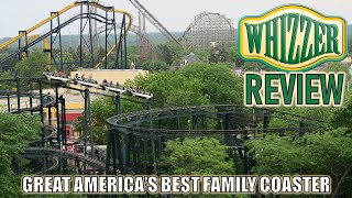 Whizzer Review Six Flags Great America Schwarzkopf Speed Racer  SFGAs Best Family Coaster [upl. by Annael743]