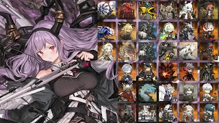 Arknights Typhon VS Every BOSS [upl. by Avner73]