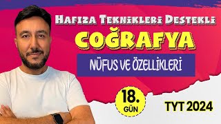 🏆 KAMPPLUS 18 GÜN  Nüfus Ve Özellikleri  Mehmet Eğit tyt2024 tytcoğrafya [upl. by Yentruoc]