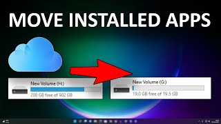 How To Move Installed Apps From One Drive to Another Drive in Windows 11 [upl. by Hervey531]